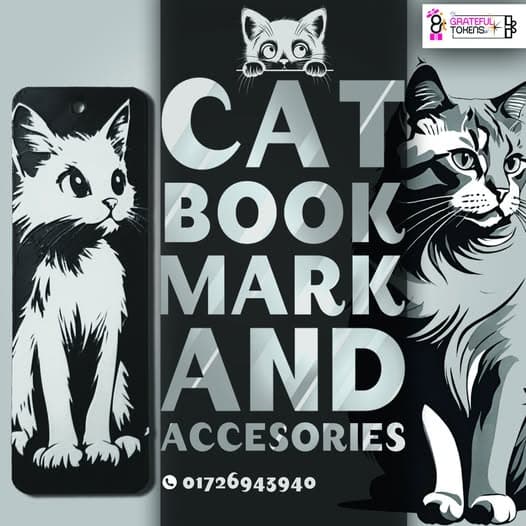 Cat Bookmark and Accessories Product Image